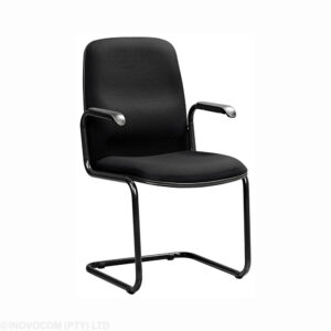 Paula Visitors Arm Chair — Black